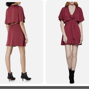 BCBG generation wind red open-back dress